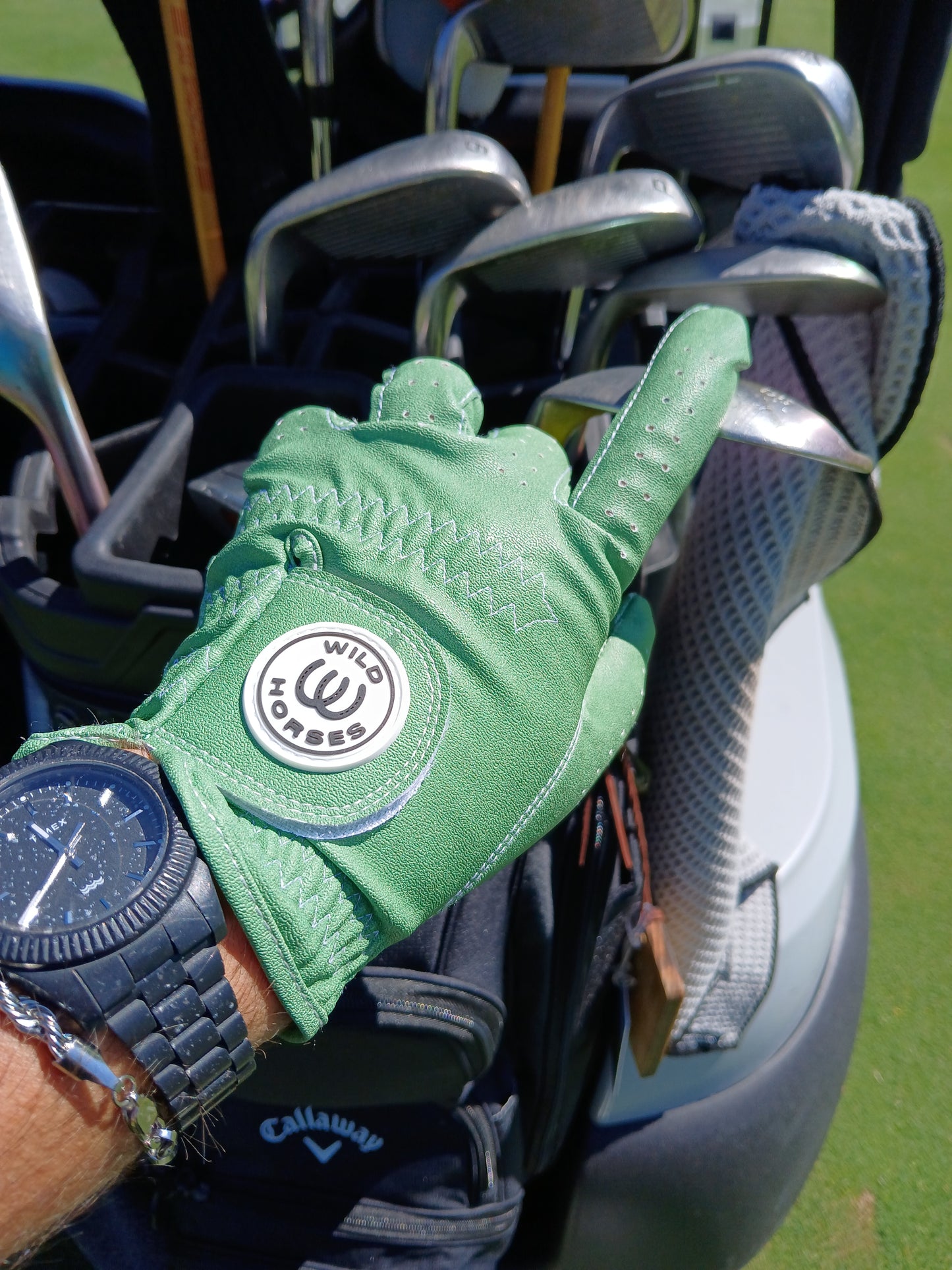 "Sticky Fingers" Glove - Green