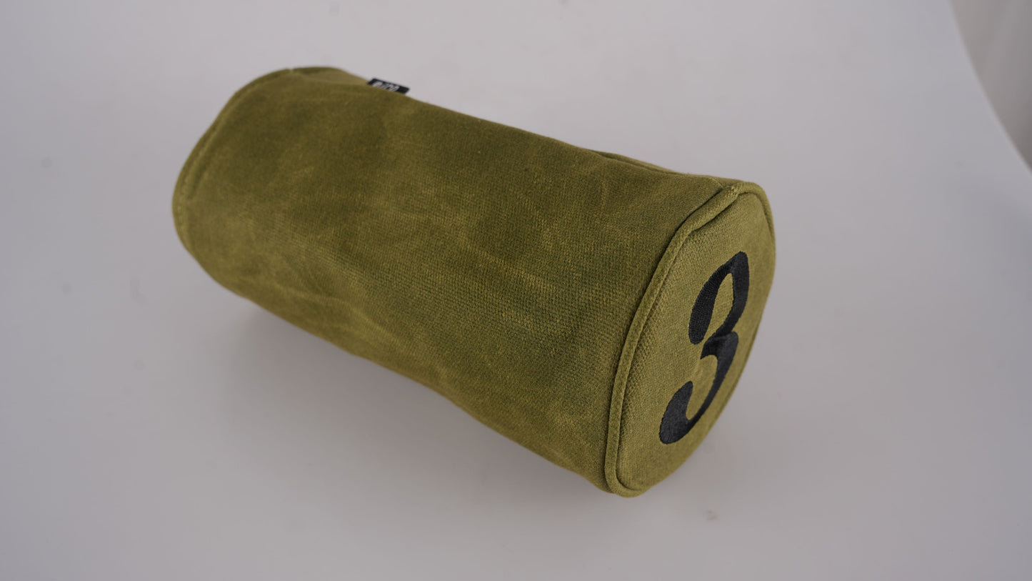 Waxed Canvas 3 Wood Cover