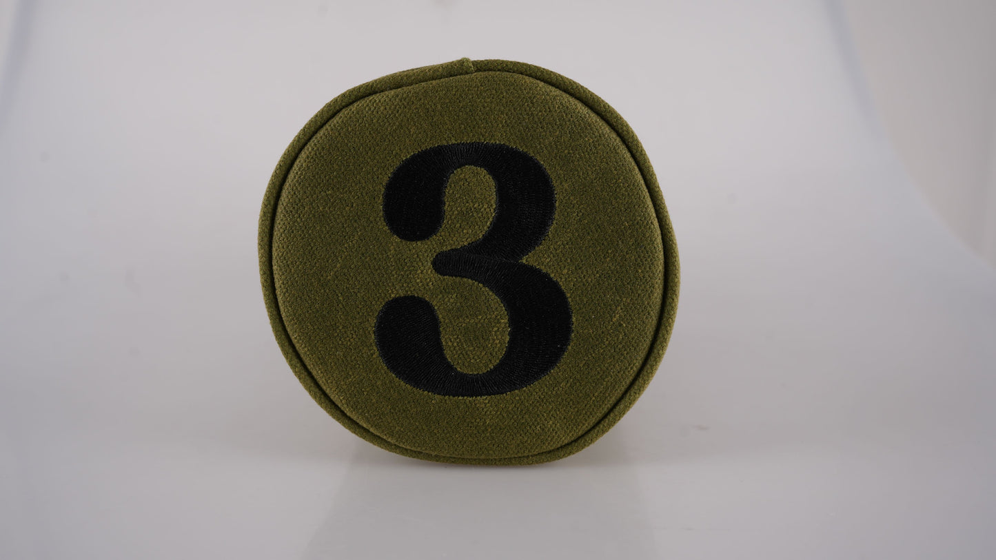Waxed Canvas 3 Wood Cover