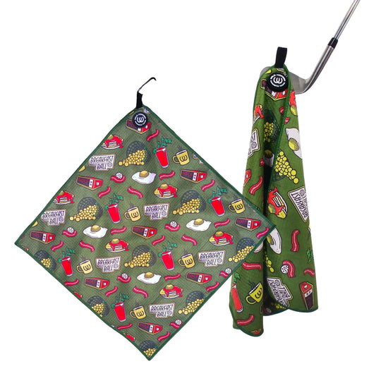 Breakfast Balls Magnetic Golf Towel